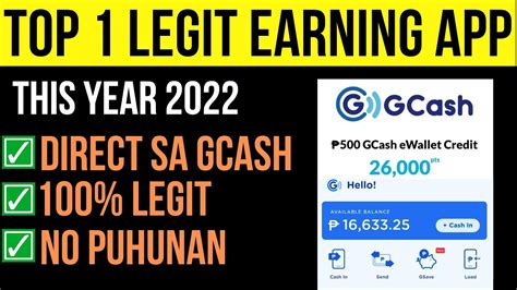 legit earning app gcash|Top Legit Paying Apps in the Philippines for 2022 Through GCash.